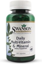 Vitaminen - Daily MultiVitamin & Mineral - 100 Capsules - Swanson -
