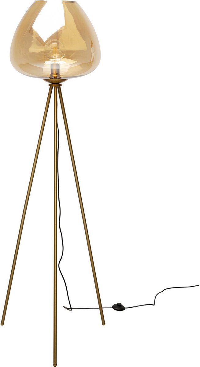 Vloerlamp Sphere 146cm amber Kare Design
