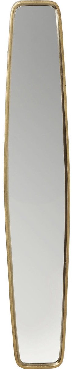 Kare Spiegel Clip Brass 177x32cm