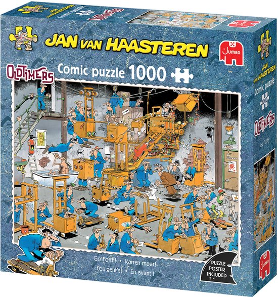 Jan van Haasteren - Oldtimers - Karren maar! - 1000 stukjes puzzel - Legpuzzel