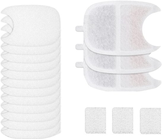 CatElite® - 5-in-1 Waterfilters voor Premium CatElite Drinkfontein Kat - Draadloze Waterdispenser met Sensor & Accu - Filters tot 3 maanden voor Waterfontein Kat
