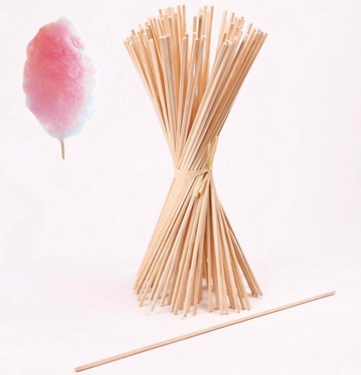 Suikerspin stokjes 28cm DOOS VAN 4700 STUKS! suikerspinstokjes OOK voor marshmallows