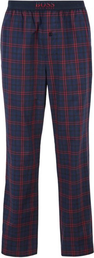 Hugo Boss - Heren Urban Pyjama Broek Blauw Rood - L | bol.com