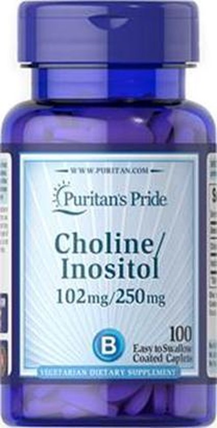 Puritan's pride Choline Bitartrate Inositol 102 mg/250 mg | bol.