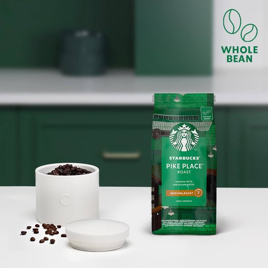 Starbucks Pike Place Roast koffiebonen - 4 zakken x 450g