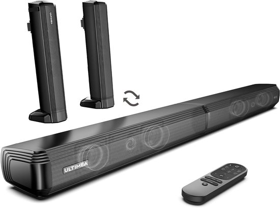 ULTIMEA Apollo S40 Soundbar 2.2-kanaals Zwart Bluetooth 5.3 - ULTIMEA - €79,99