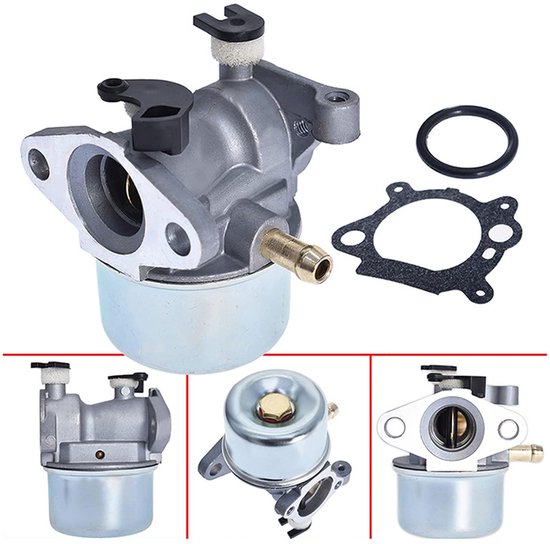 Geschikt voor Vervangende carburateur voor Briggs & Stratton 799868 498170 498254 497314 497347 6,5 pk 5 pk 124T02 124T05 124T07 126M02 4-takt kleine motor van Poweka — afbeelding 2