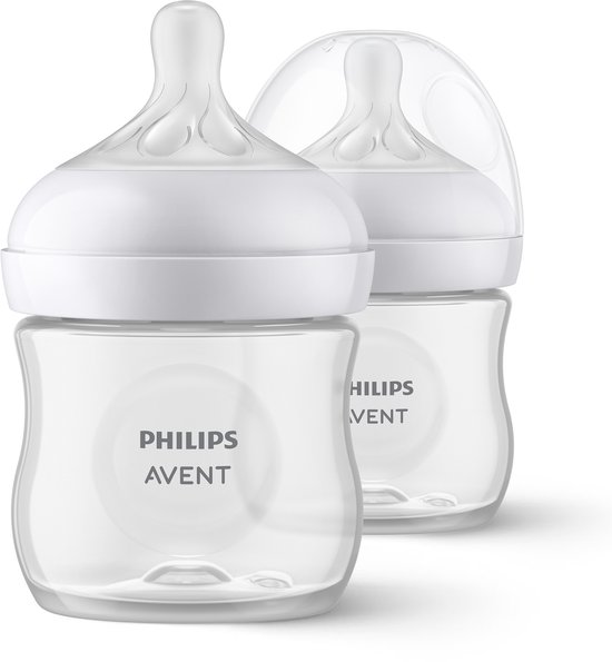 Philips Avent Natural Response babyfles 125ml – Flow 2 - 2 flessen - SCY900/02