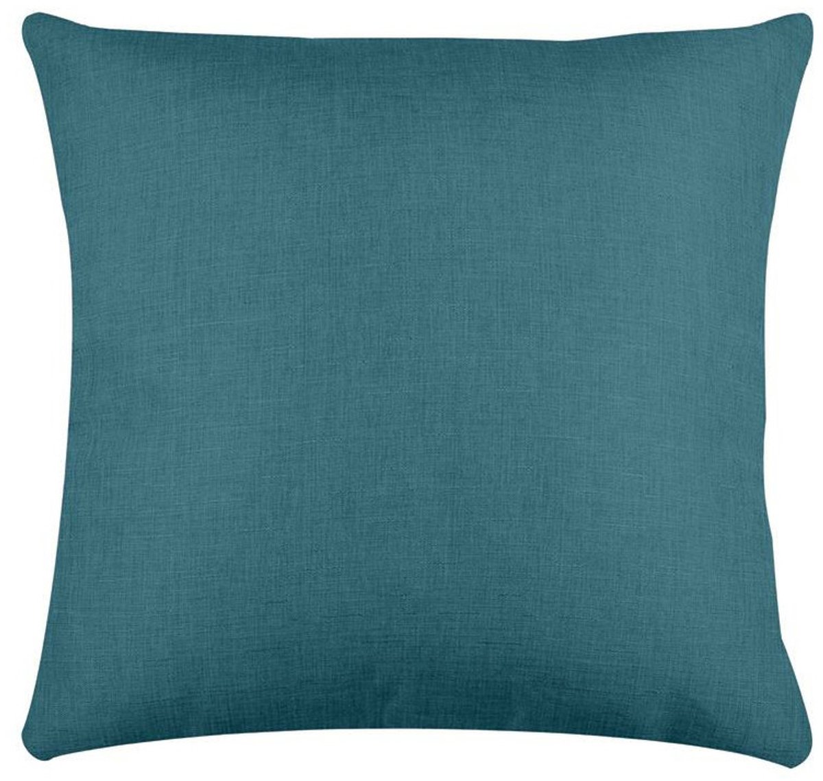 Stof Textile sierkussen Bea - petrol blauw - 50 x 50 cm - bank kussens - zitkussens - binnen/buiten - polyester