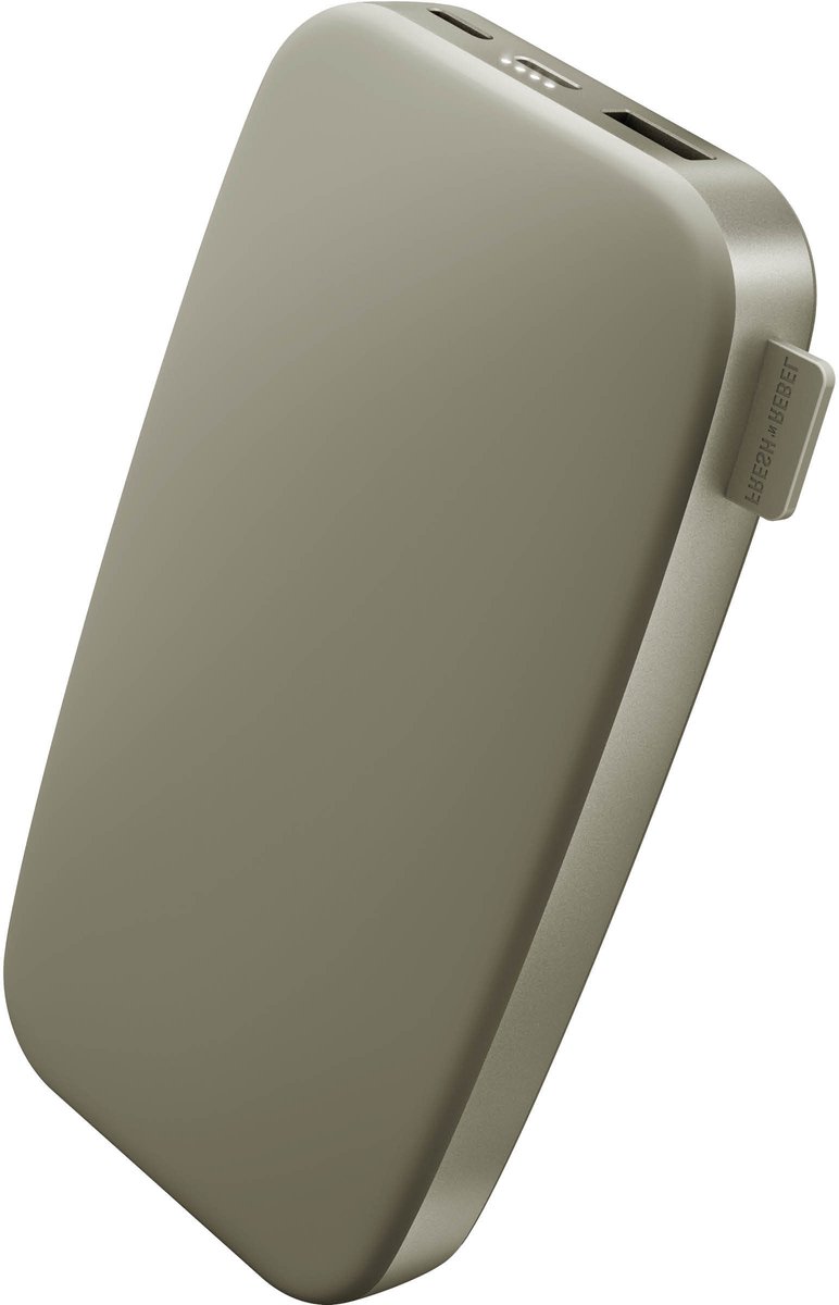 Fresh 'n Rebel - Powerbank 18000 mAh USB-C - Ultra Fast Charging & 20W PD - Dried Green - Groen