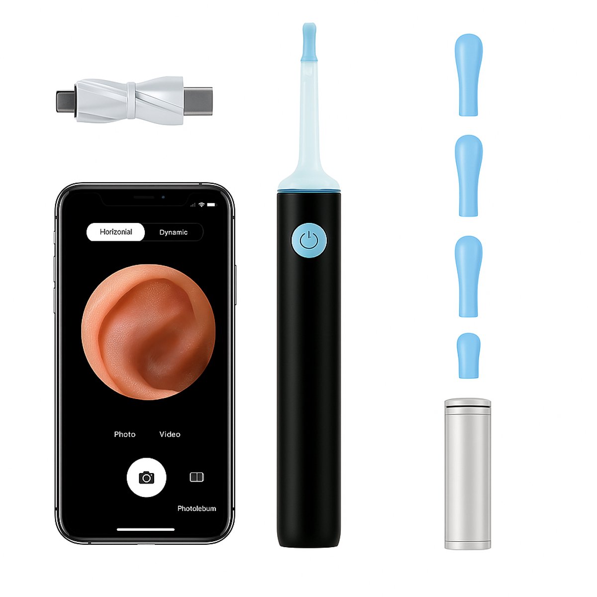 Goedkoopste Ravix - Oorreiniger - Oorreiniging - Oorsmeer verwijderaar - Oorsmeer - Oorsmeer verwijderaar met camera - Ear Cleaner - Oorspuit - Oren Schoonmaken - Ultra HD Camera