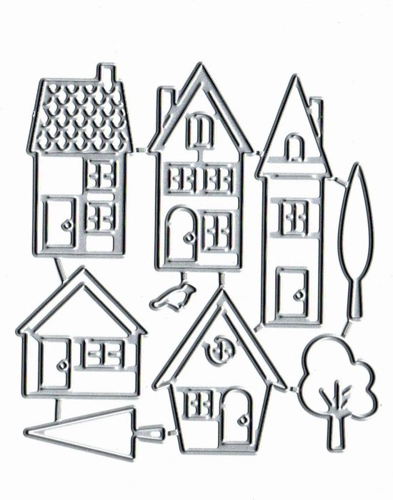 Christmas Bells Metal Cutting Dies Stencil Diy Scrapbooking Album Paper Card Template Mold Embossing Craft Decoratie