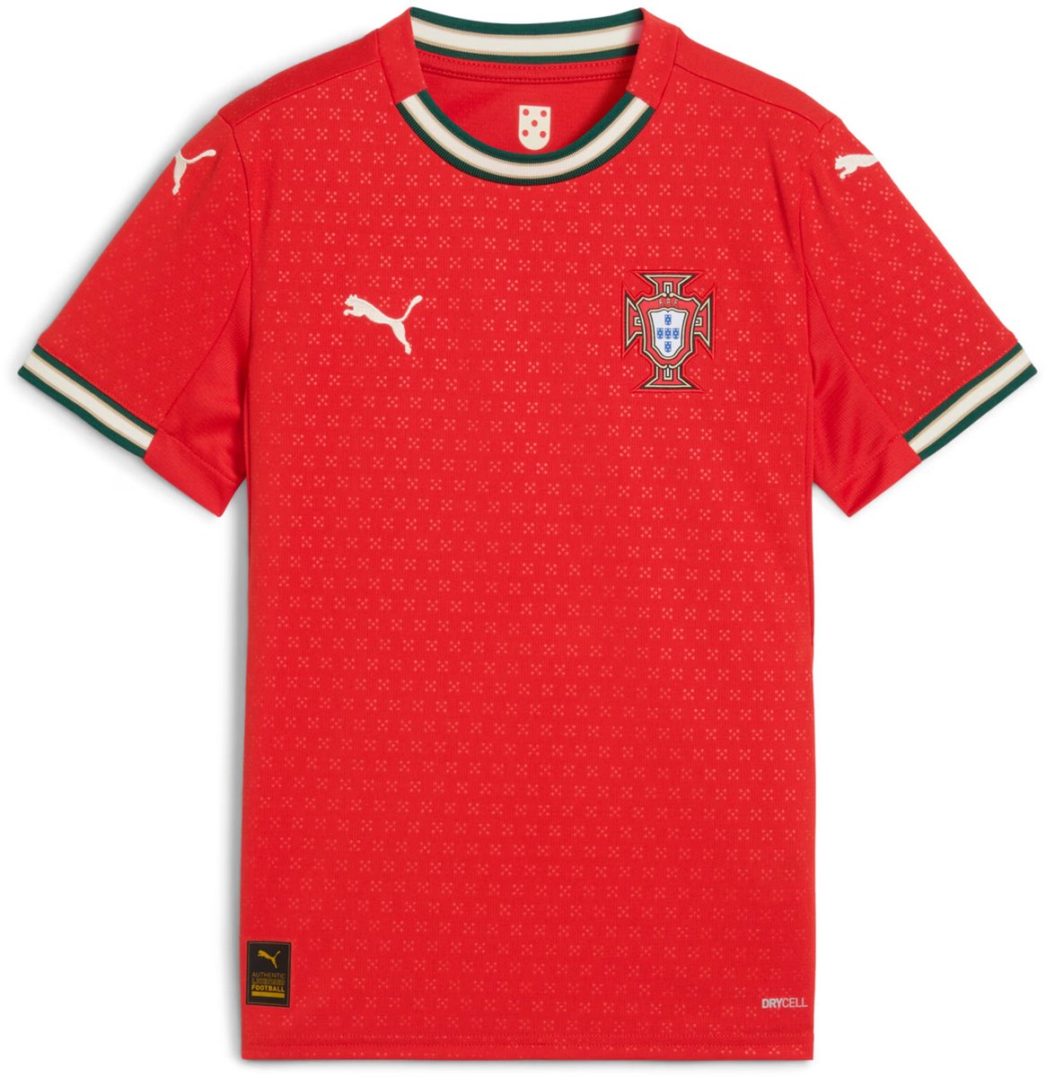 Puma Fpf Portugal Replica Thuis Korte Mouw T-shirt Junior Rood 11-12 Years