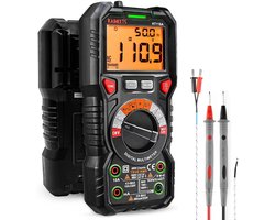 Digitale multimeter met led-bussen stroommeter - True RMS Auto-Range - 6000 teller - elektriciens - Kaiweets