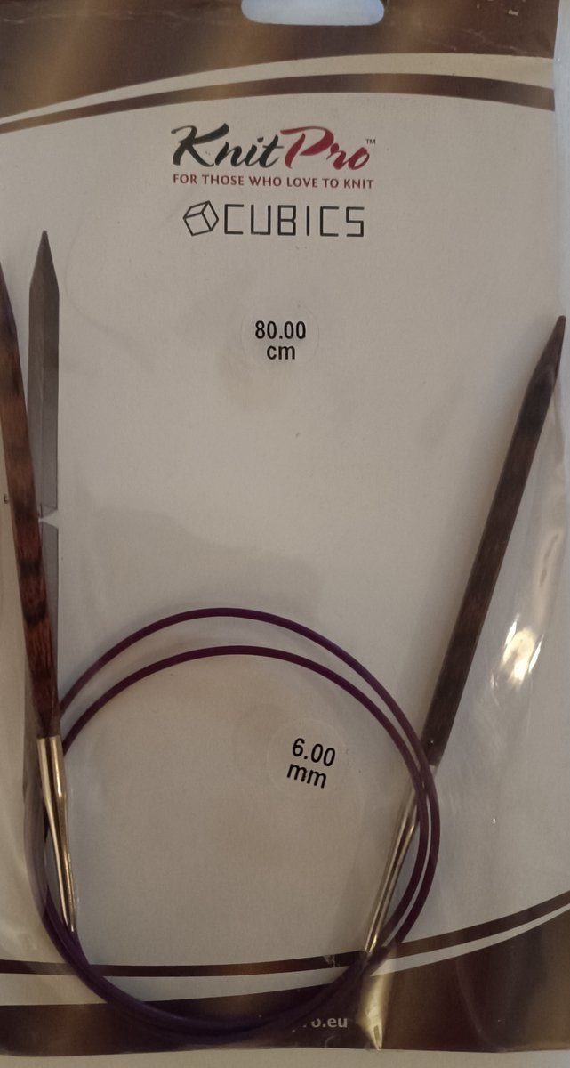 KnitPro Cubics 80cm - 6.00mm