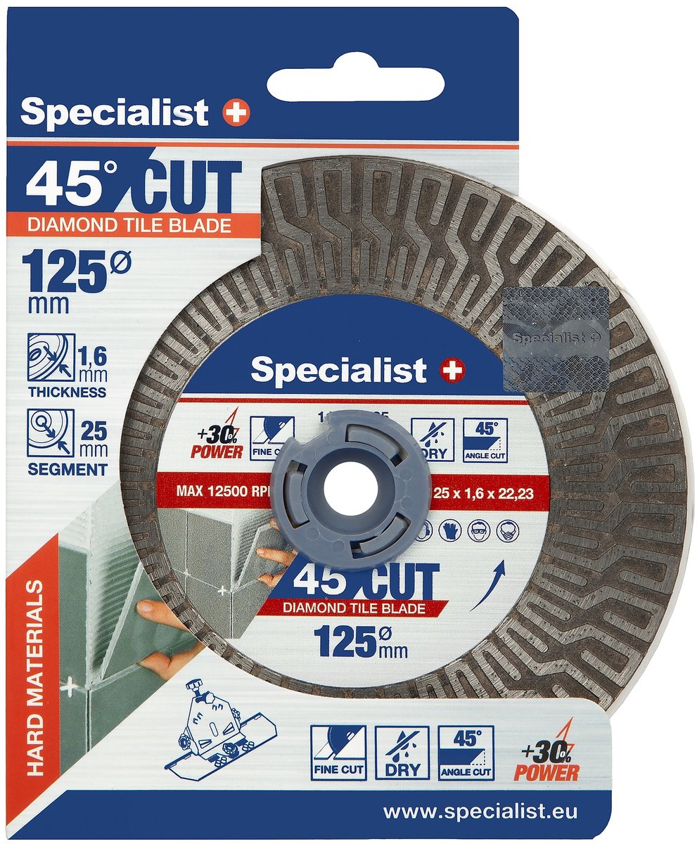 Disque Diamant Triangulaire 125mm SANLEETEK – 2 Lames Ultra-Rapides Pour Carrelage, Porcelaine, Marbre & Quartz – Coupe Pro Sans Éclats