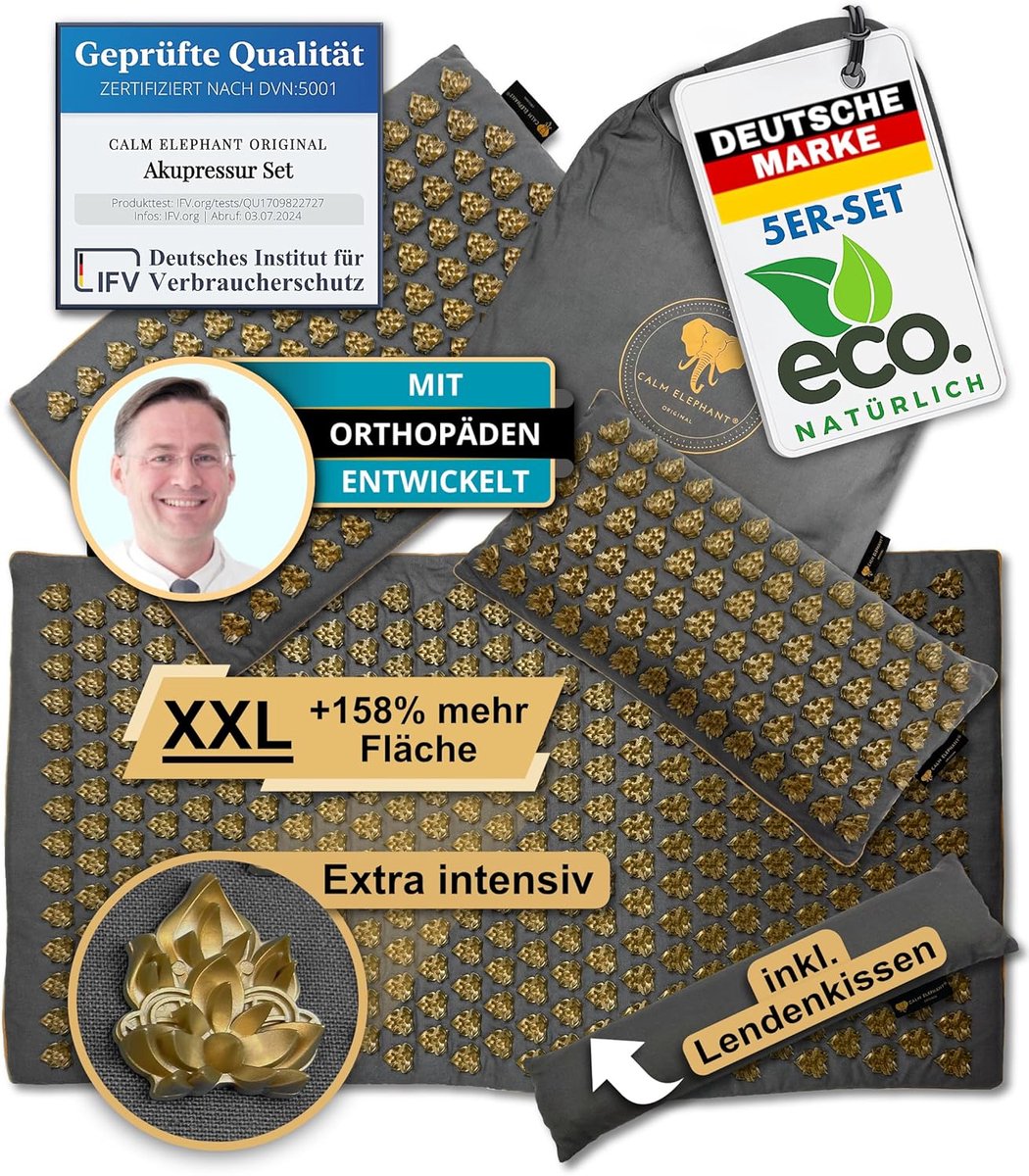 Acupressuurmat XXL voor Gevorderden - Verbeter je Ontspanning en Slaap