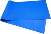 Geschikt voor Zwembadladdermat - Beschermende zwembadladdermat met antislipstructuur, blauwe middelgrote zwembadtrapmat, 36 inch x 9 inch