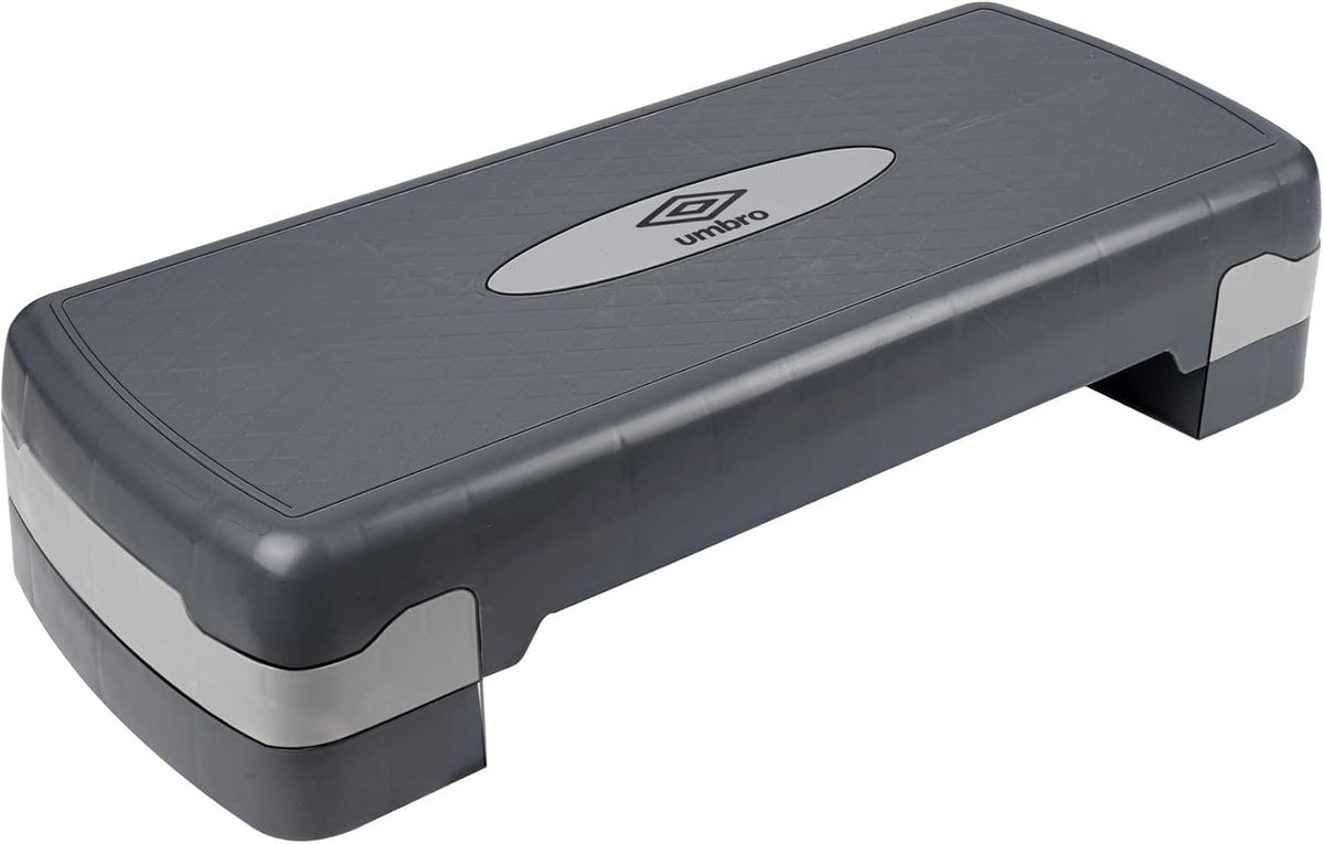 Verstelbare Aerobic Stepper - Antislip Mini Stepper Voor Thuis - Geschikt Voor Alle Leeftijden - Zwart/Grijs