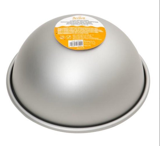 Bolvormige bakvorm, Aluminium 20 cm - Decora | bol.com