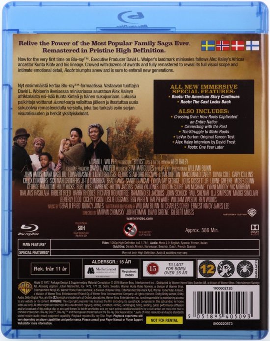 Roots The complete miniseries (Blu-Ray) (Blu-ray), Lloyd Bridges | Dvd ...