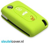 Fiat SleutelCover - Lime groen / Silicone sleutelhoesje / beschermhoesje autosleutel