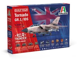 Italeri Modelbouwpakket Militaire voertuigen - 35107 Tornado GR.1/IDS - Straaljager - War Thunder Special BONUS! Plastic - 1:48 - Modelbouw