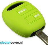 Autosleutel Hoesje geschikt voor Lexus - SleutelCover - Silicone Autosleutel Cover - Sleutelhoesje Lime groen