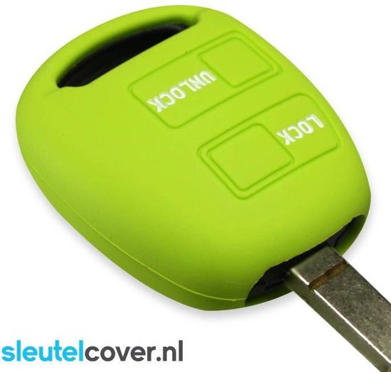 PROTÈGE-CLÉ SILICONE “GLOW IN THE DARK” VERT CITRON