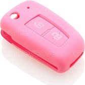 SleutelCover - Roze / Silicone sleutelhoesje / beschermhoesje autosleutel