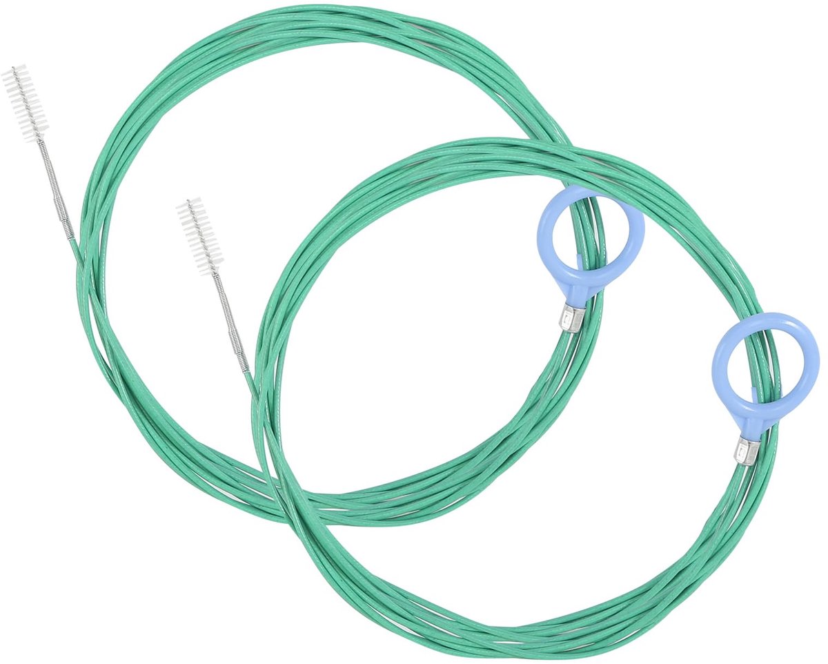 300 cm reinigingsborstel voor schuifdak, 2 stuks afvoerontstopper, extra lange flexibele reinigingsborstel, multifunctionele zachte reinigingsborstel voor auto, schuifdak, brandstoftank, koelkast