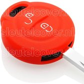 Mitsubishi SleutelCover - Rood / Silicone sleutelhoesje / beschermhoesje autosleutel