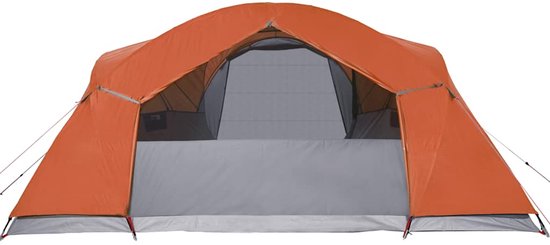 vidaXL-Tent-8-persoons-waterdicht-grijs-en-oranje van Vidaxl — afbeelding 5