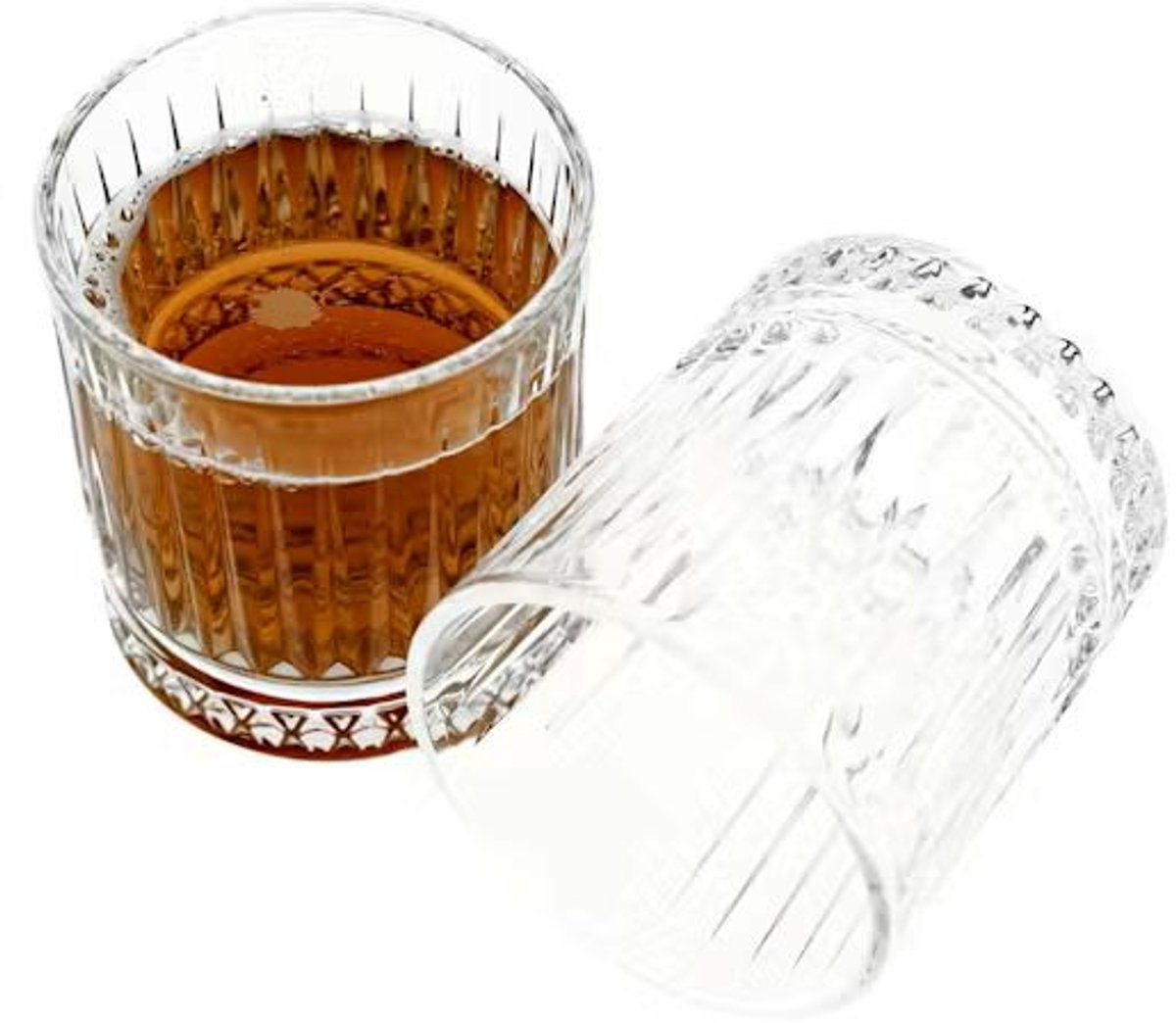 Almina Elisa - Luxe Glazen - Drinkglazen - Waterglazen - Whiskey Glazen - Cocktail Glazen - set van 6 stuks - 240ml