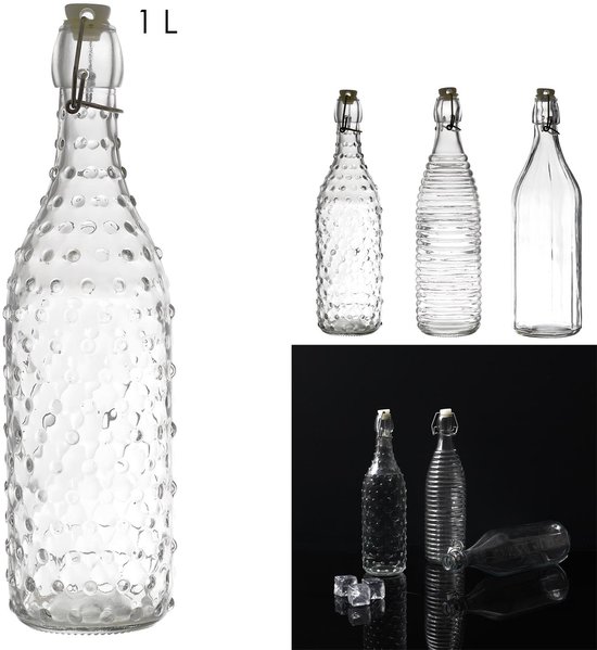 glazen-beugelfles-1l-herbruikbare-waterfles-van-transparant-glas-met