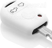 Autosleutel Hoesje geschikt voor BMW - SleutelCover - Silicone Autosleutel Cover - Sleutelhoesje Wit