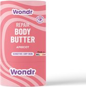 WONDR stick beurre corporel réparateur - Abricot - Peau sèche à normale - Sensible - Apaisant et soignant - Crème Corps Solid - 46g