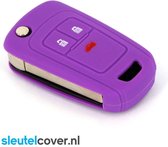 Housse de clé Opel - Violet / Housse de clé en silicone / Housse de protection pour clé de voiture