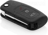 Ford SleutelCover - Zwart / Silicone sleutelhoesje / beschermhoesje autosleutel