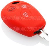 Autosleutel Hoesje geschikt voor Dacia - SleutelCover - Silicone Autosleutel Cover - Sleutelhoesje Rood
