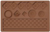 Siliconen mal - Macramé Designs / motief - Wilton