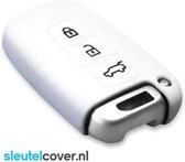 Hyundai SleutelCover - Wit / Silicone sleutelhoesje / beschermhoesje autosleutel