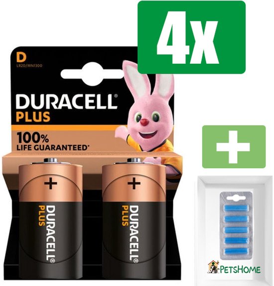 Duracell Batterijen PLUS - D LR20 / STAAFBATTERIJEN ALKALINE, Batterij (niet oplaadbaar