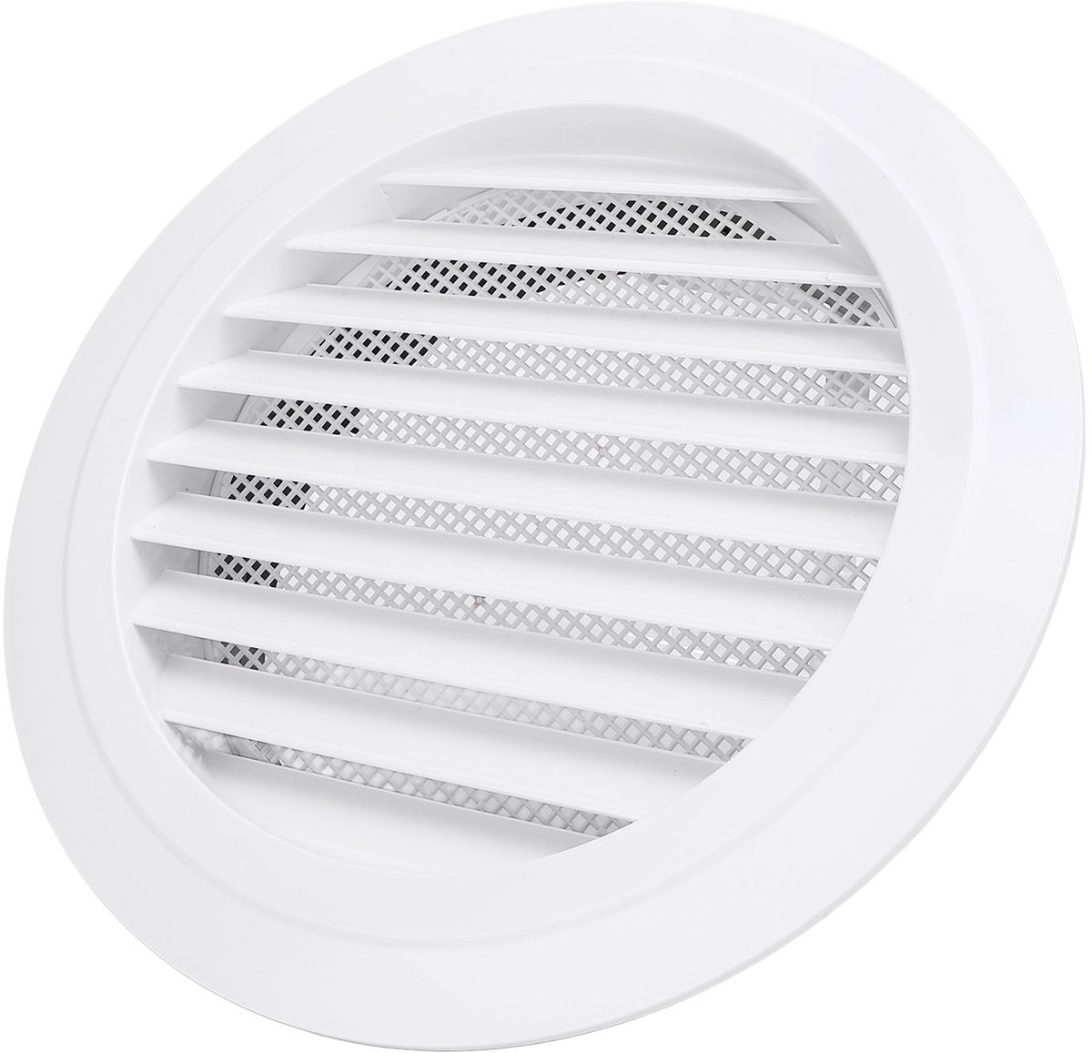 200 mm rond ventilatiehoes Wit ABS Plastic Louver Vent Grille Cover