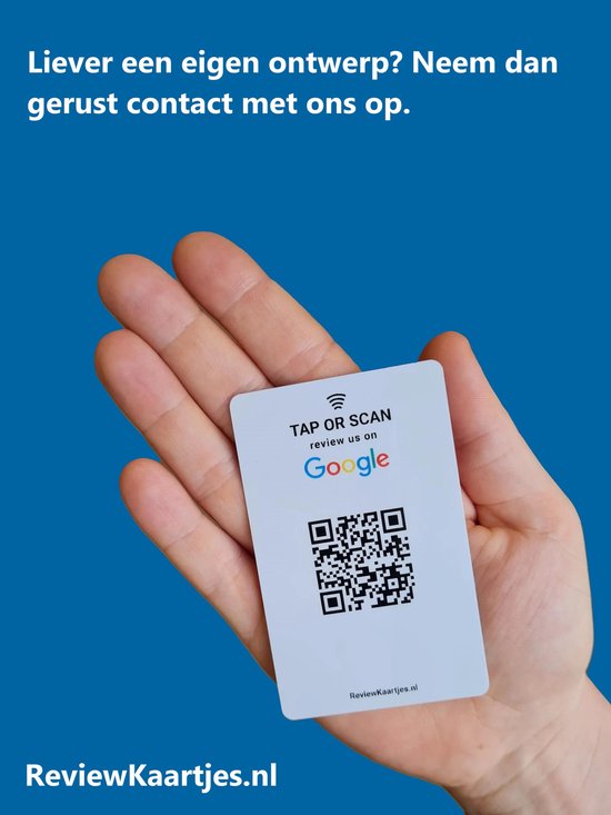 Google Review Display bord A5 - NFC & QR code - Bol