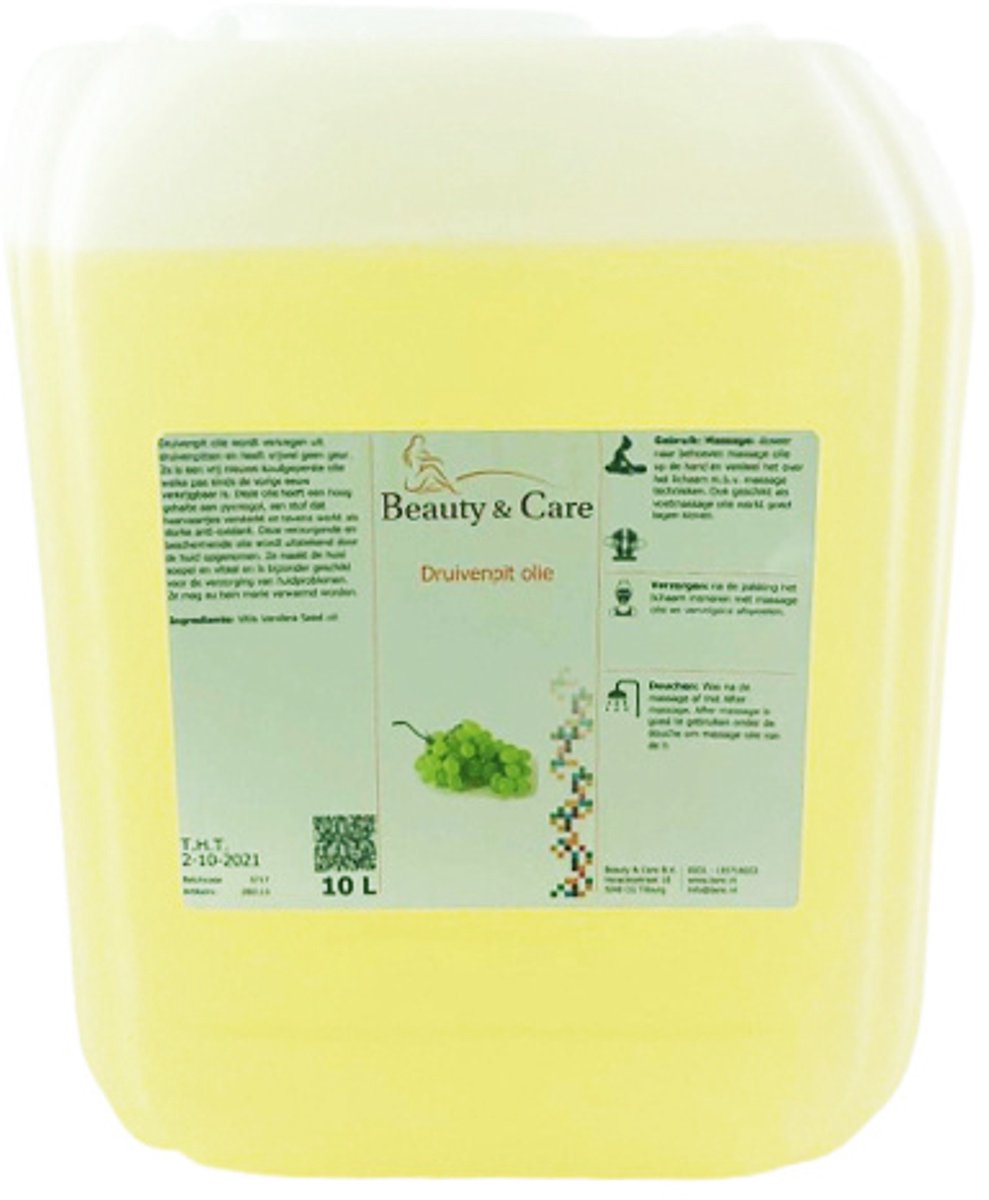 Druivenpit olie - Beauty & Care - 10 L. new