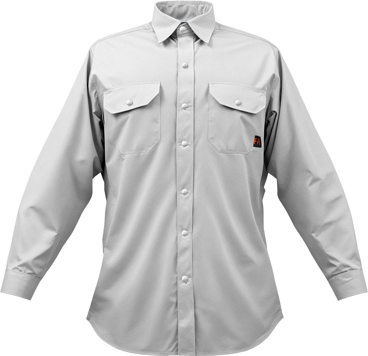 Heren FR Werkjas, Vlamvertragende Lasjas, Machinewasbaar Hittebestendig Katoenen Lasshirt, Atpv 9,2 Cal/Cm² Vlamboogclassificatie - Maat XXL, Grijs
