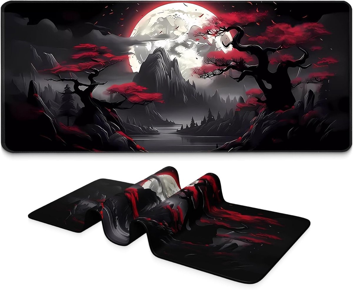 Grote XXL Gaming Muismat 900 x 400 mm - Antislip Bureaumat met Versterkte Randen - Ideaal voor Thuis- en Kantoorwerk