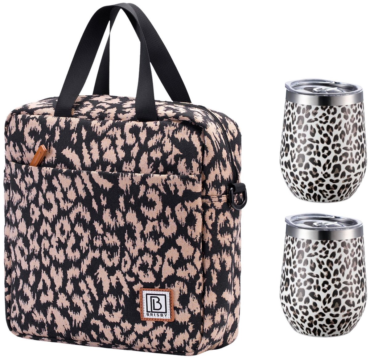 Brisby Koeltas 7L Leo + 2 Brisby Thermosbekers Leo – Complete Lunch-set voor Onderweg!