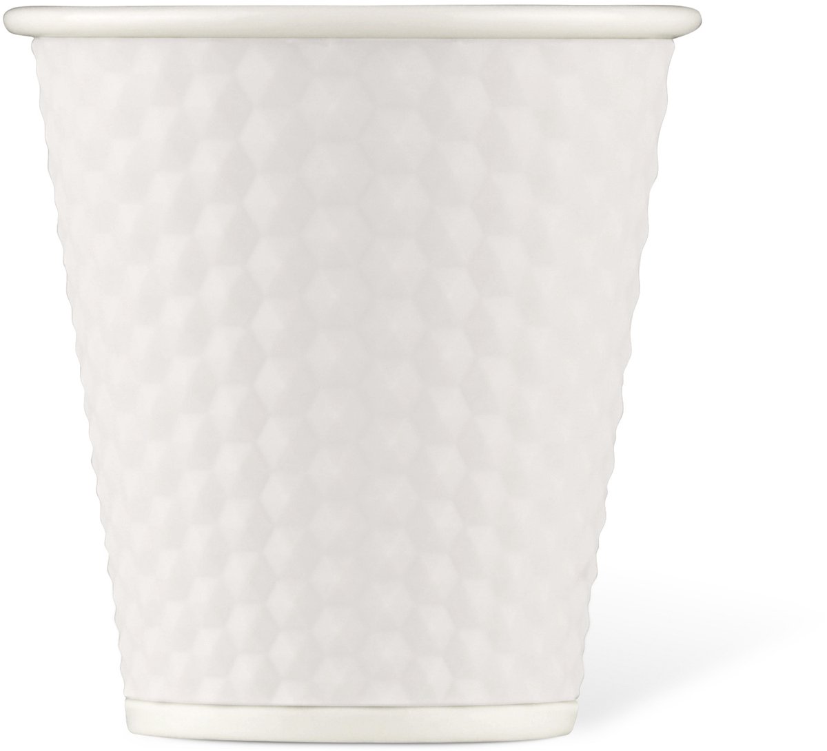 Les Artistes Paris Beker porselein 180ml - met siliconen grip honingraat - White - LP-A0948